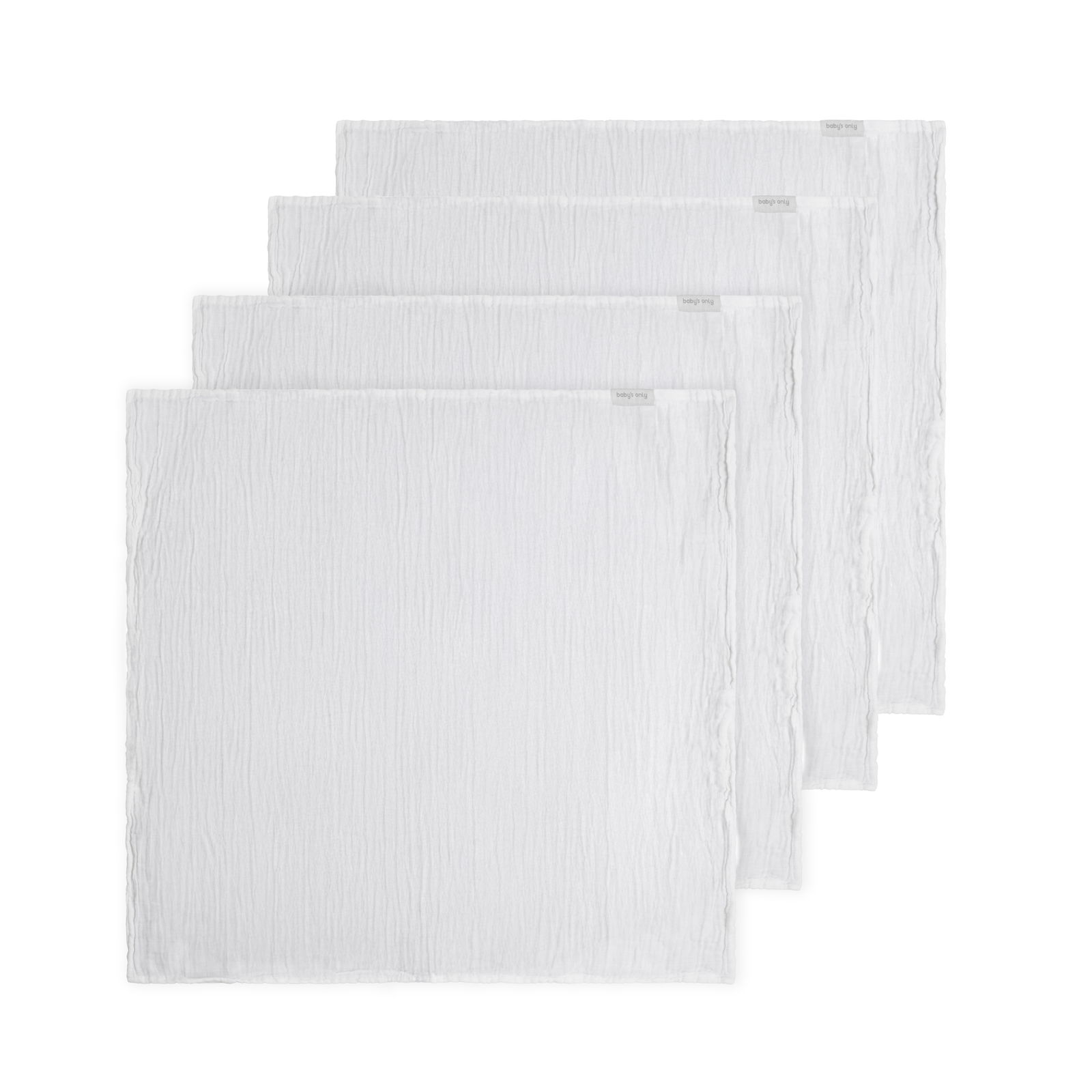 Lange bébé Tender blanc - 65x65 - 4-pack
